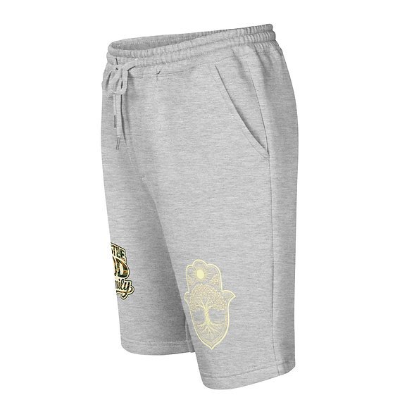 Hustle God Family Camo Logo Men’s fleece shorts