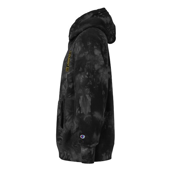 BezzDrip X Champion Collab Tie-Dye Hoodie